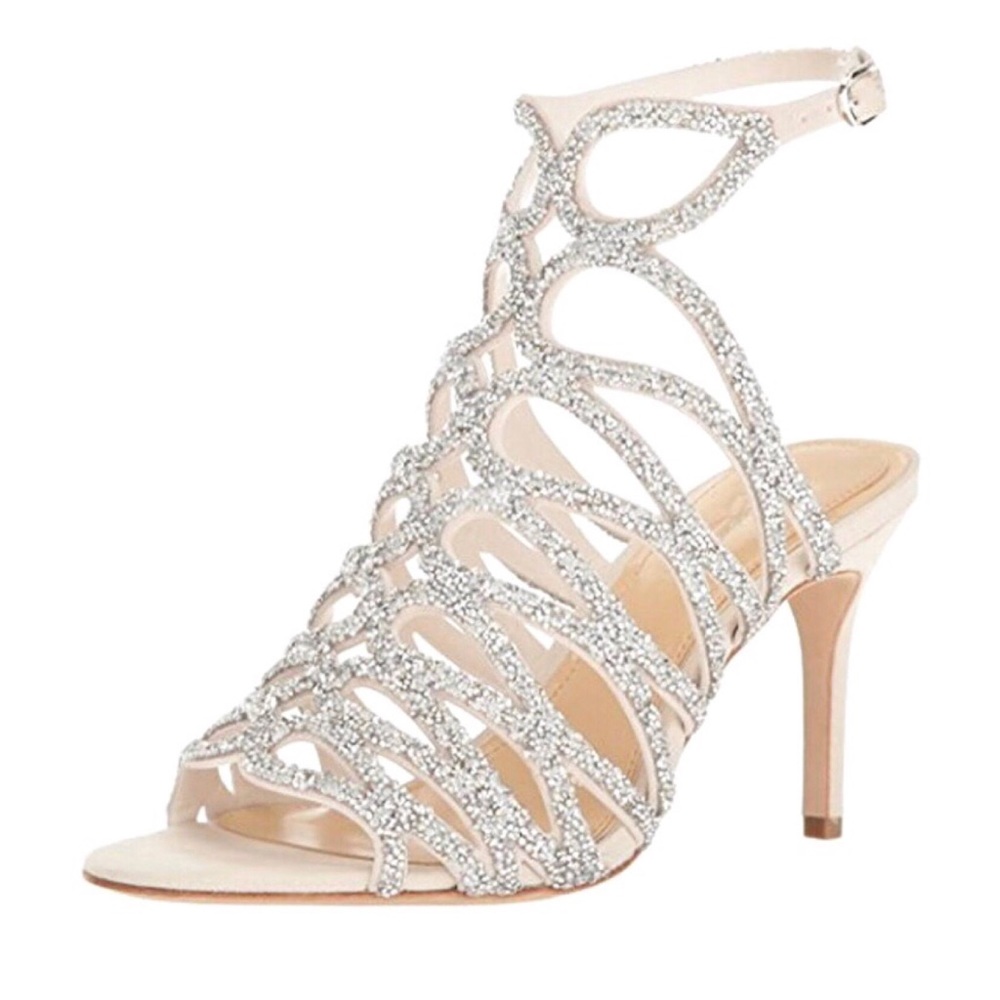 VINCE CAMUTO BARBIE Sparkle Cage Heels!